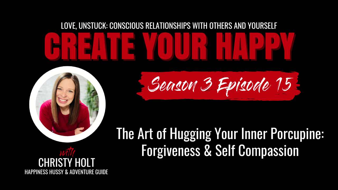 Create Your Happy podcast episode 15 season 3 forgiveness and self compassion